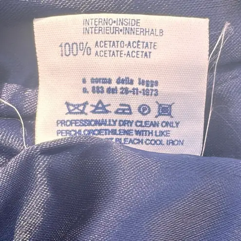 Versace Jeans Couture VINTAGE Cropped Vest โ Blue Yellow Paisley Baroque XS*