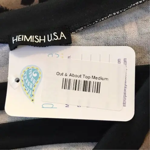 Heimish USA -Leopard Print Tunic/Dress-Long sleeve-NWT.