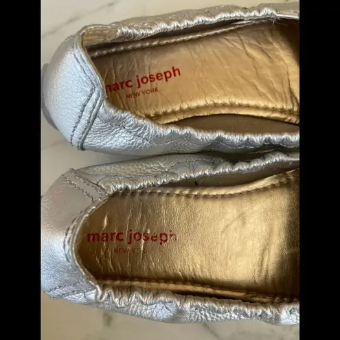 Marc joseph scrunch loafer size 7 Silver
