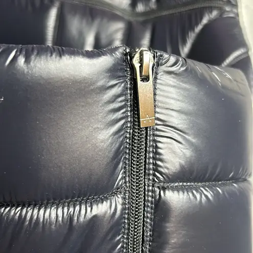 Aquatalia Arlo Nylon Winter Snow Rain Tall Boots Navy Blue Womens Size 10 NWOT