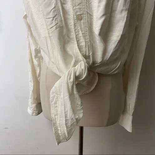 Guess by Marciano Vintage Guess Oversized Y2K Button Down White Casual Shirt Small