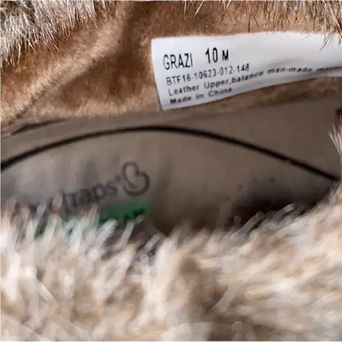 Barefoot Dreams Baretrap Dreams Light Beige Leather Wedge Bootie(10M)