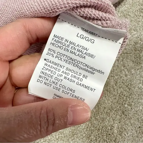 Under Armour NWT  Rival Terry Hoodie Sweatshirt Longsleeve Cropped 1/4 Zip Pink L