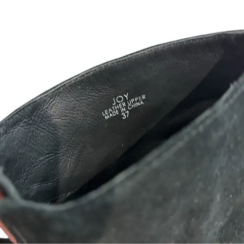 Ash Black Suede Ankle Boots Booties Women’s Size 7