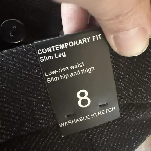 Amanda & Chelsea Womens Dressy Pants Sz 8 Low Rise Preppy Old Money Y2k Office