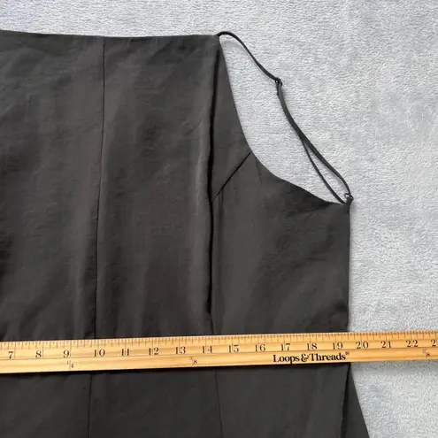 ASOS DESIGN Gray Maxi Dress Womens 14 Sleeveless Open Back Casual Party Cocktail