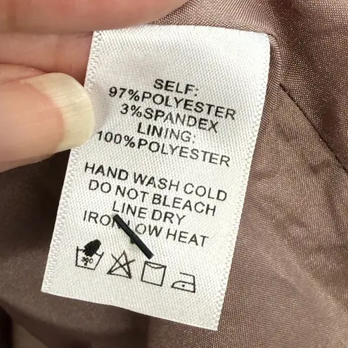 Altard State Womens Blazer Size L Brown 2 Button Long Sleeve Career Jacket Size L