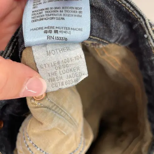 Mother The Looker Jaded Denim Size 25 Dark Wash Skinny Jeans