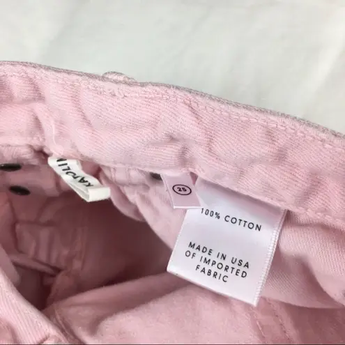 GRLFRND Karolina Pink Lemonade Mom Jeans