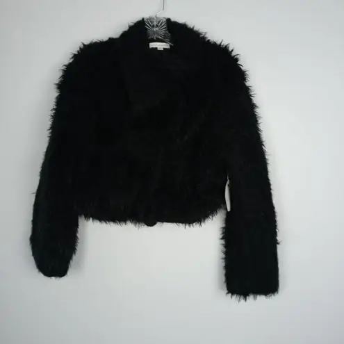 Coco + Jaimeson  faux fur black jacket size medium - Image 6