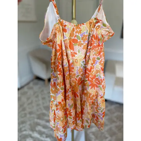 Prómesa Promesa Floral Romper Adjustable Straps Cottagecore Boho Spring Summer Resort S