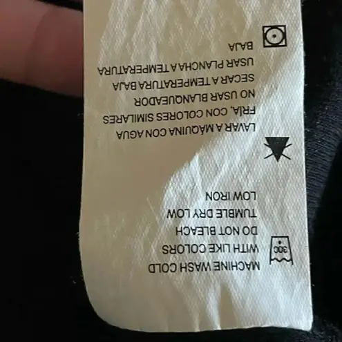 Dickies V-Neck Henley Jersey Knit Long Sleeves Black Cotton Blend Soft 3X # 1304