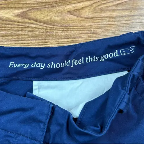 Vineyard Vines Embroidered Whale Shorts Navy Blue with Pink Whale