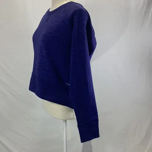 C9 Champion C9 by Champion Duo Dry Lightweight Cropped Blue Violet Sweatshirt Size M…