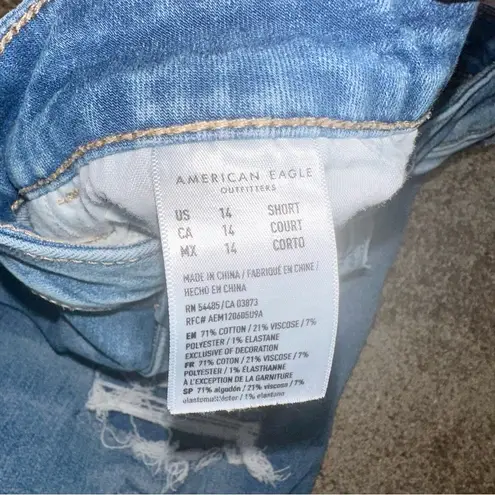 American Eagle Next Level Stretch Distressed Super Hi Rise Jean Jeggings!