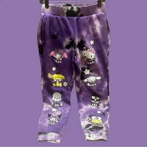 Hello Kitty  Women’s Purple Tie-Dye  Joggers size S - Image 3