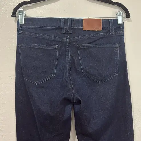 Madewell  skinny jeans in dark blue rinse