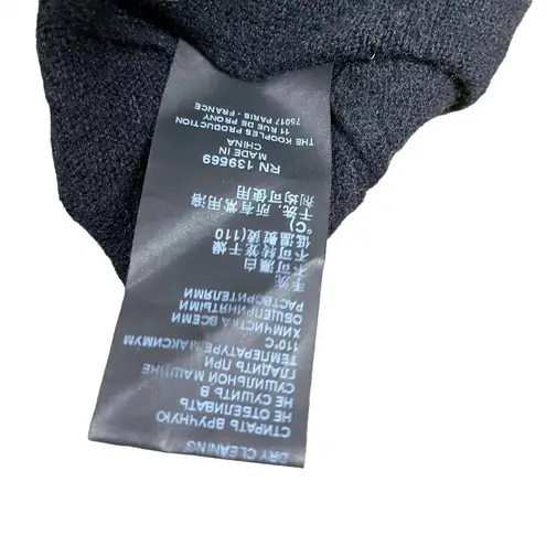 The Kooples Black Wool Cashmere Blend Lace-Up Sweater Size 1 / Small