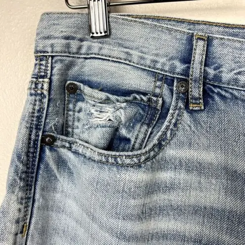 American Eagle   Cropped Wide Leg Jeans Womens Size 6 Baggy‎ 90s High Rise Y2K