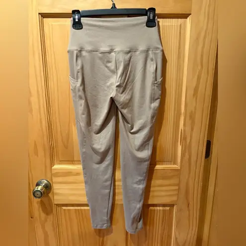 Zenana Outfitters High waist Taupe Leggings women’s M