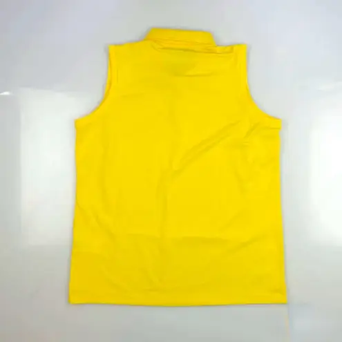RLX Ralph Lauren Sleeveless AirTech Piqué Polo XS NWT Yellow Golf Active Top