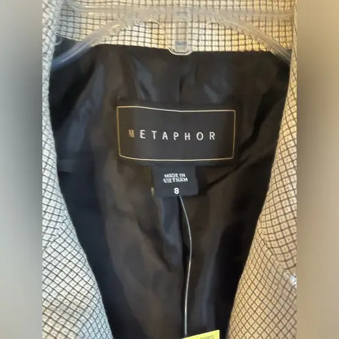 Metaphor NWT “Missy” Moto White Jacket. Size 8.