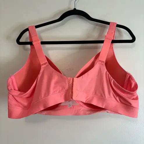 Cacique Lightly Lined Full Coverage Bra 44D Coral Pink Comfort Stretch - Image 3
