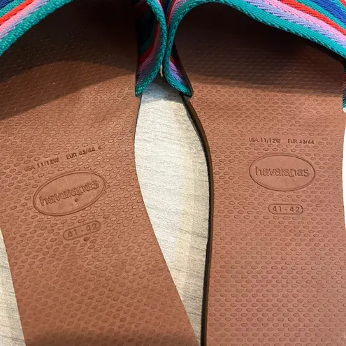 Havaianas  You Malta Mix Sandal in Rust, Sz 11/12