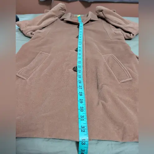 Vintage Kashmiraj Faux Cashmere Trench Coat Brown/Light Maroon Red Size undefined