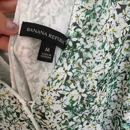 Banana Republic V-neck Floral Maxi Dress