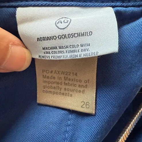 AG Jeans Tomas Corduroy Trouser Blue Size 26 NWT