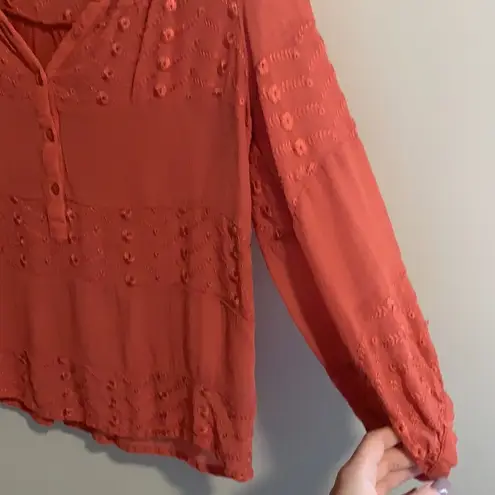 Staring At Stars Burnt orange/pumpkin color top