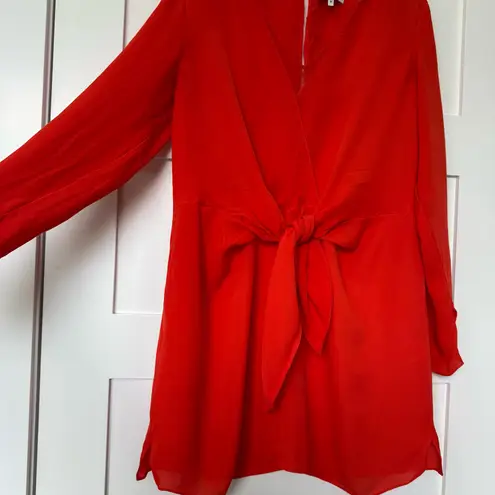 3.1 Phillip Lim Orange Silk Tie Know Dress