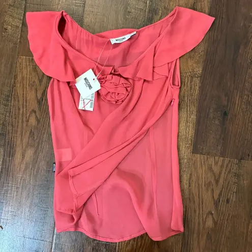 Moschino JEANS top, made in Italy, size 4, NWT