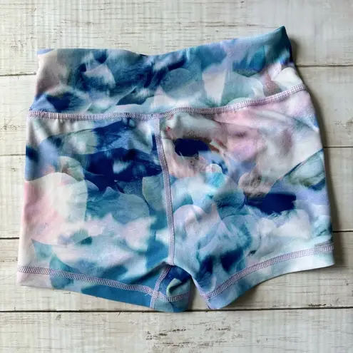 Aeropostale Aeropastale Women’s Floral Watercolor Spandex Volleyball Shorts Juniors Size XS