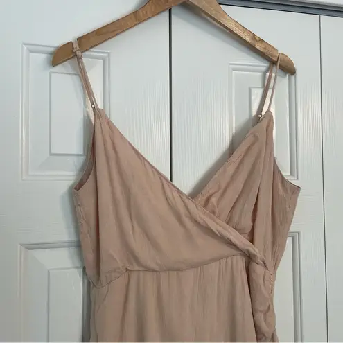 Lovers + Friends  Nat Mini Dress Sz Medium Sand Beige