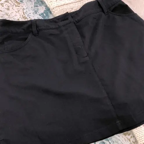 Slazenger  size 12 black tennis skirt/skort