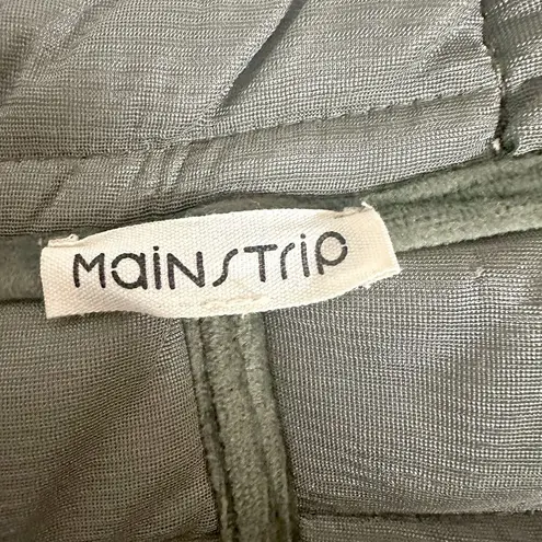 Main Strip Velvet Quilted Jacket