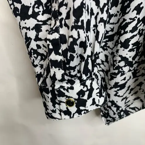 Yumi Kim Black White Jacket Draped Back Sz Small