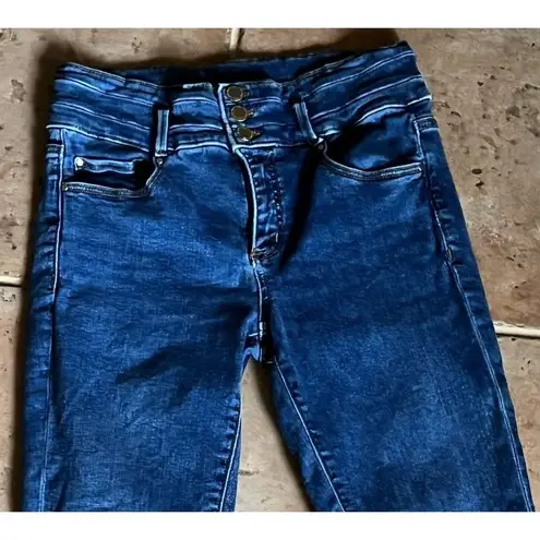 Ann Taylor  Womens The High Rise Skinny Medium Wash Classic Modern 4 Retro