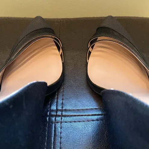 ZAC Zac Posen Valerian Half d’Orsay Heels Black Size 7.5