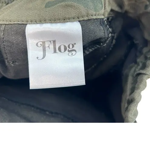 Bevy Flog Shely Olive Camo Jogger Pants Camouflage Print Green Size 25