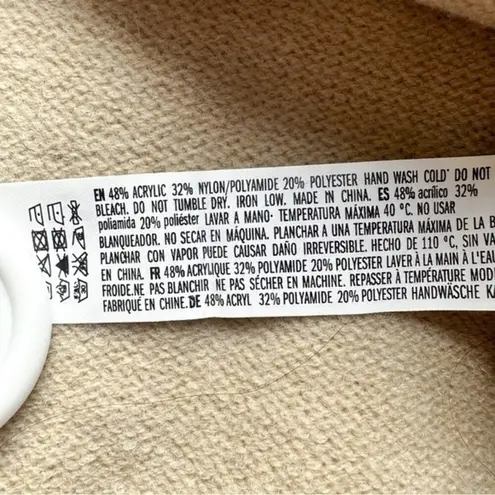 Free The Roses Size XS Oversized Hoodie Sweater