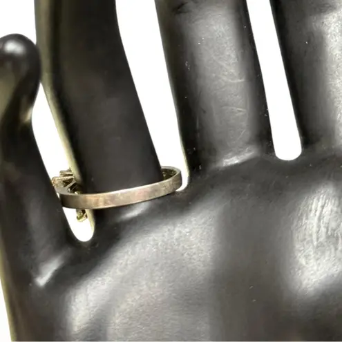 Sterling Silver 925 Oval Halo Cocktail Ring β Size 7.5, Faux Diamond CZ Crystal