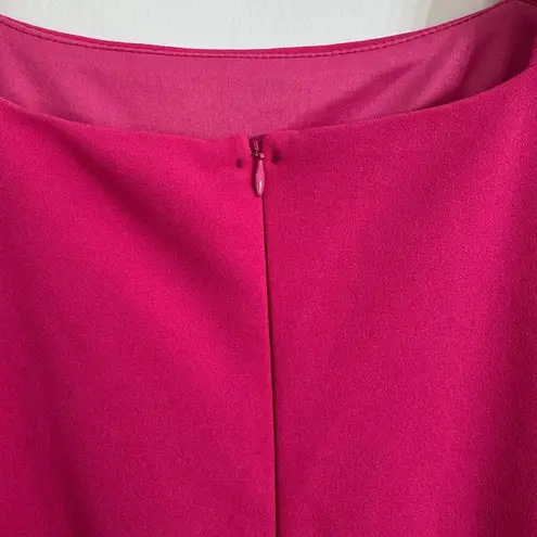 Marina Pink Bow Strap Wide Leg Jumpsuit Size 16