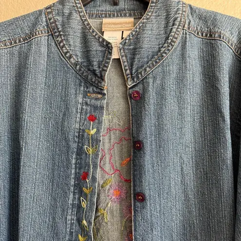 Coldwater Creek Blue Denim Shirt