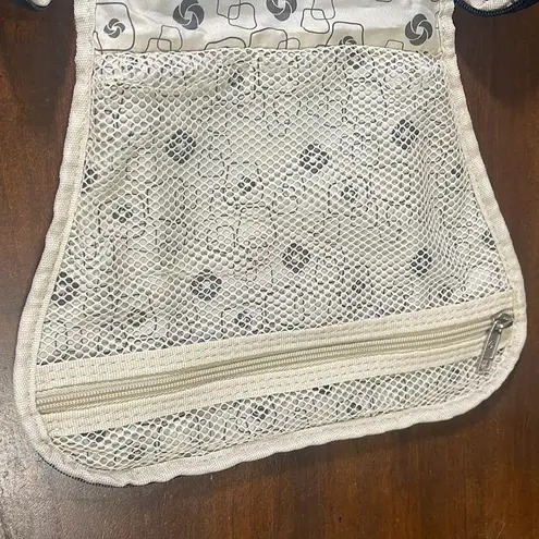 Samsonite toiletry bag black nylon 8x11