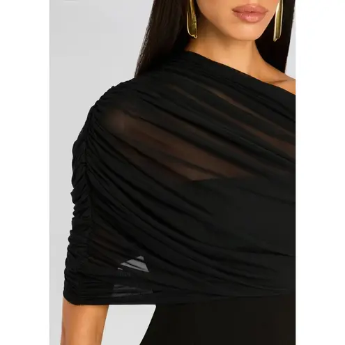 SER.O.YA Selma Mini Crepe Dress in Black Small New Womens Mini lbd Cocktail