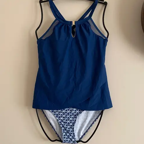 Blooming Jelly Women's Blue Tankini Swimwear