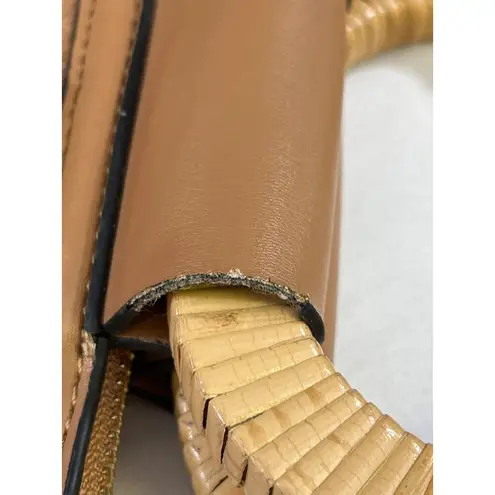 Vintage Womens Tan 3 Way Convertible Bag SKU 6408